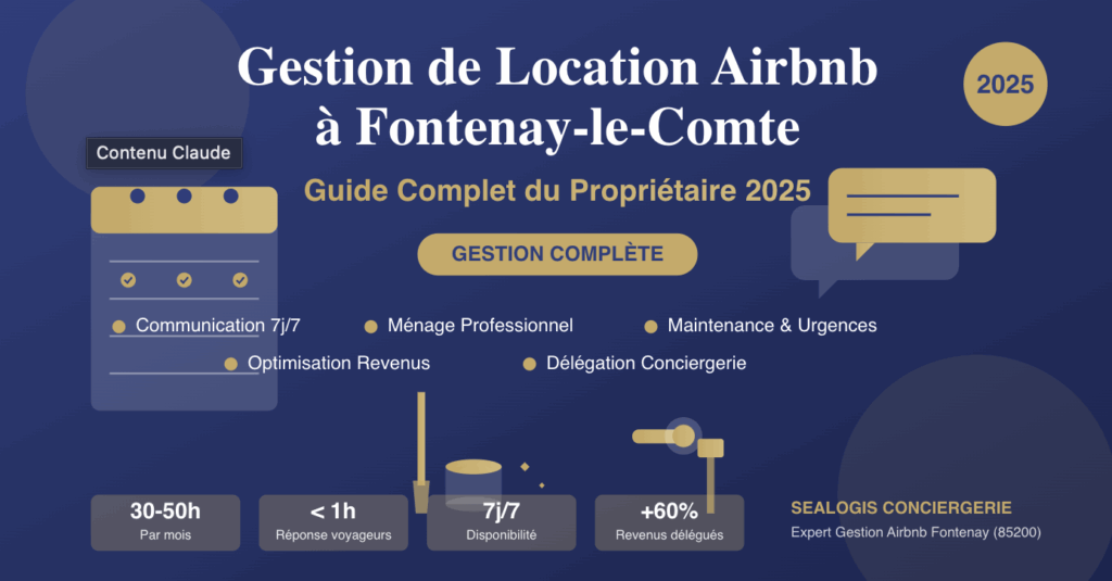 Gestion de Location Airbnb à Fontenay-le-Comte