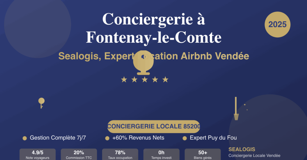 Conciergerie à Fontenay-le-Comte : Sealogis, Votre Expert Location Airbnb 2025